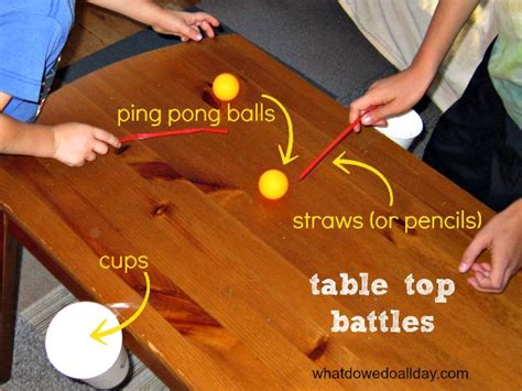 Top Games With Ping Pong Balls For Kids & Adults.